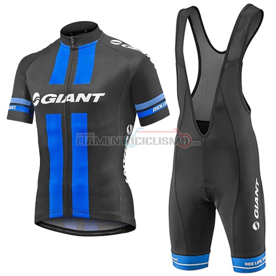 Abbigliamento Ciclismo Giant 2016 nero e blu